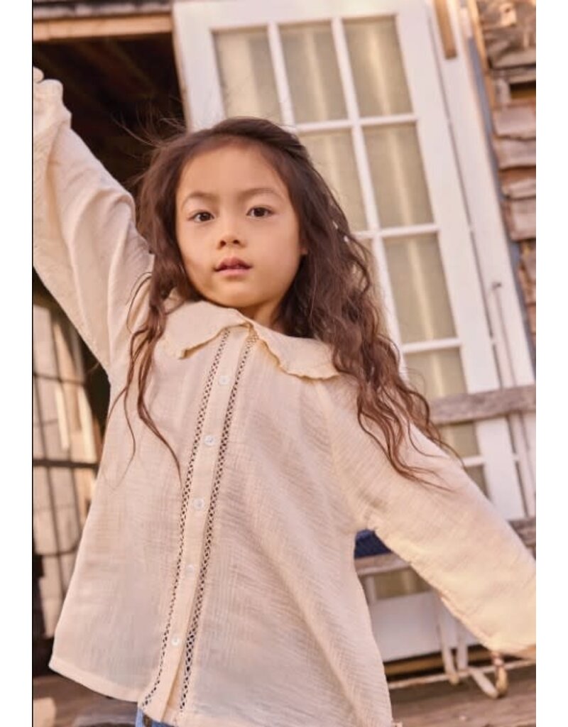 Bonton Bonton - shirt milk cotton