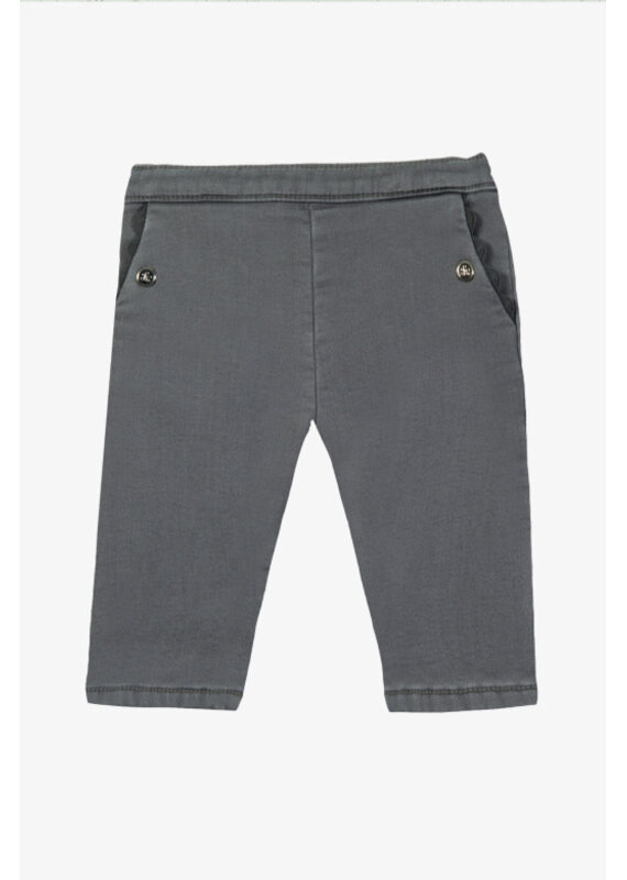 Tartine & Chocolat Tartine et chocolat - grijze pantalon met details zakken