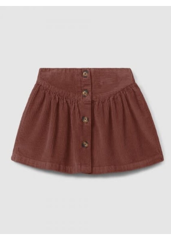 Laranjinha Laranjinha-corduroy rokje-bordeaux
