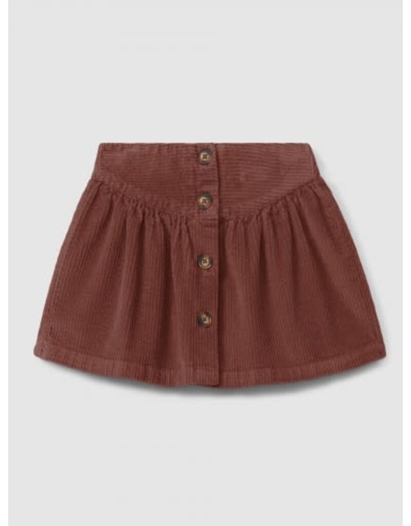 Laranjinha Laranjinha-corduroy rokje-bordeaux