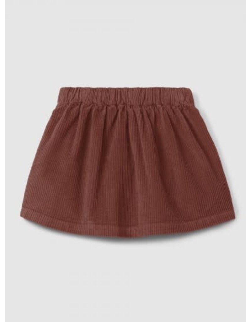 Laranjinha Laranjinha-corduroy rokje-bordeaux