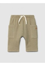 Laranjinha Laranjinha-jersey broekje met zakken-khaki