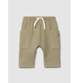 Laranjinha Laranjinha-jersey broekje met zakken-khaki