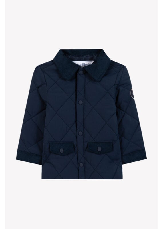 Tartine & Chocolat T&C-donkerblauwe jas-quilted