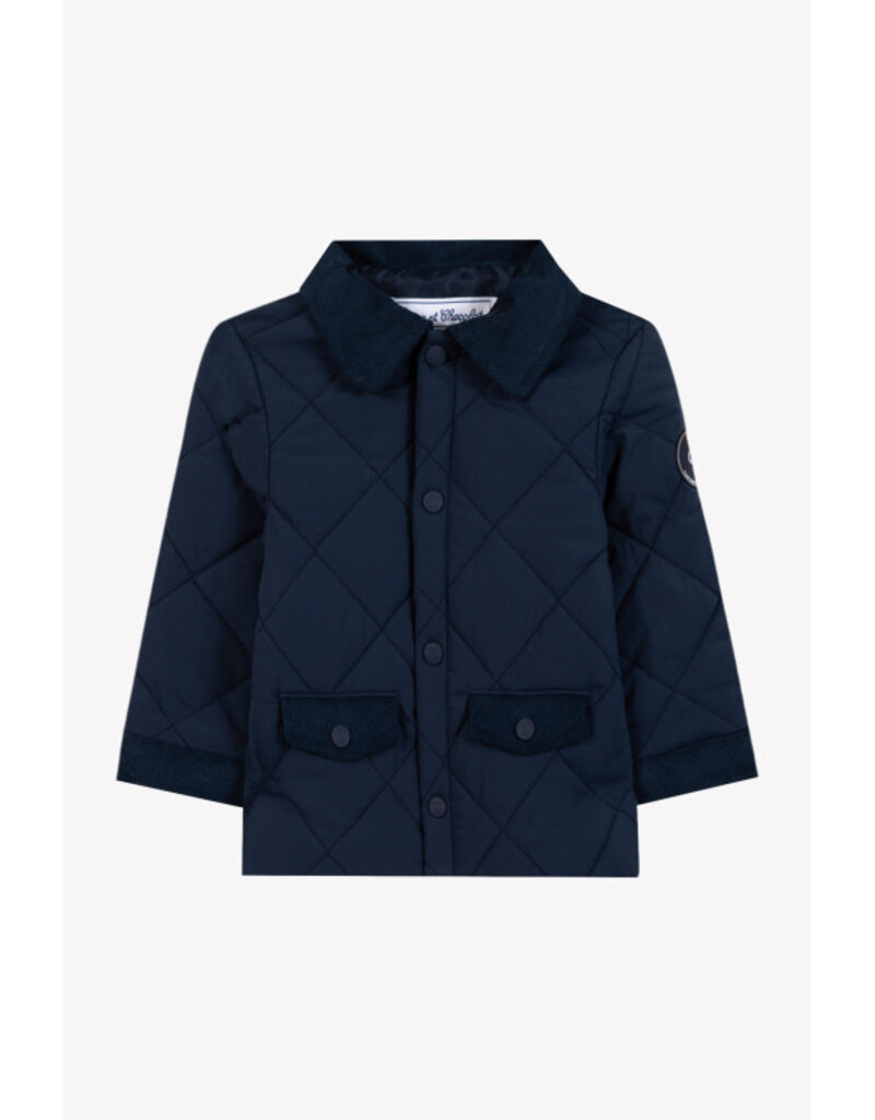 Tartine & Chocolat T&C-donkerblauwe jas-quilted