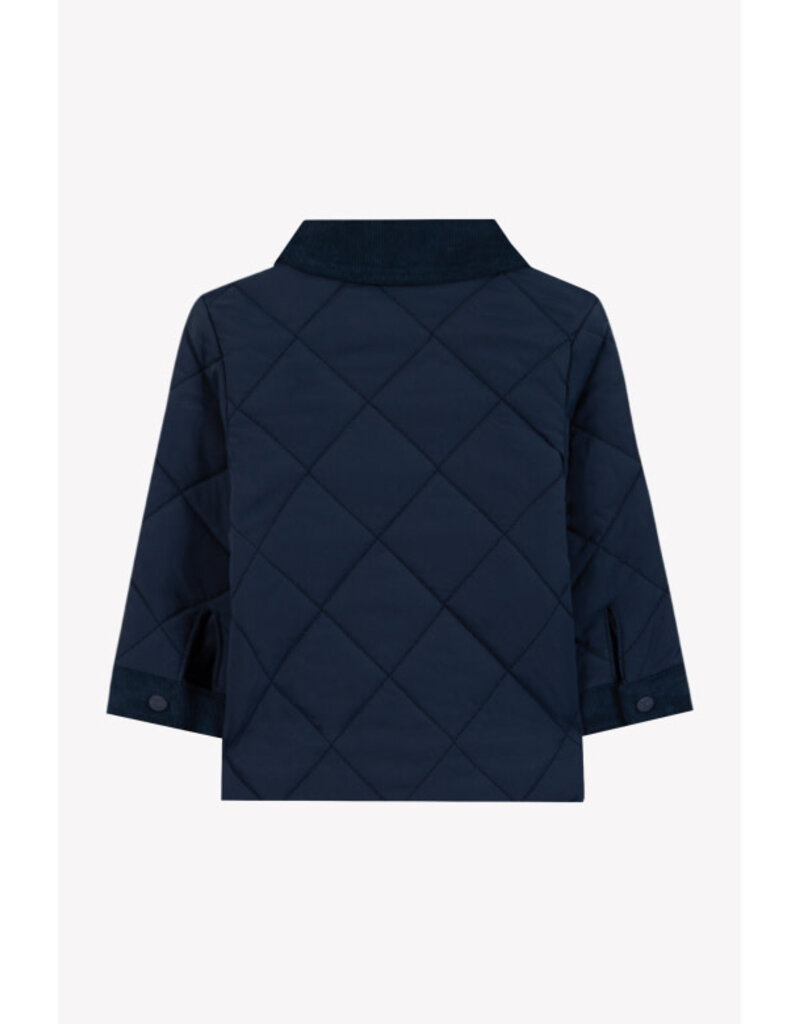 Tartine & Chocolat T&C-donkerblauwe jas-quilted