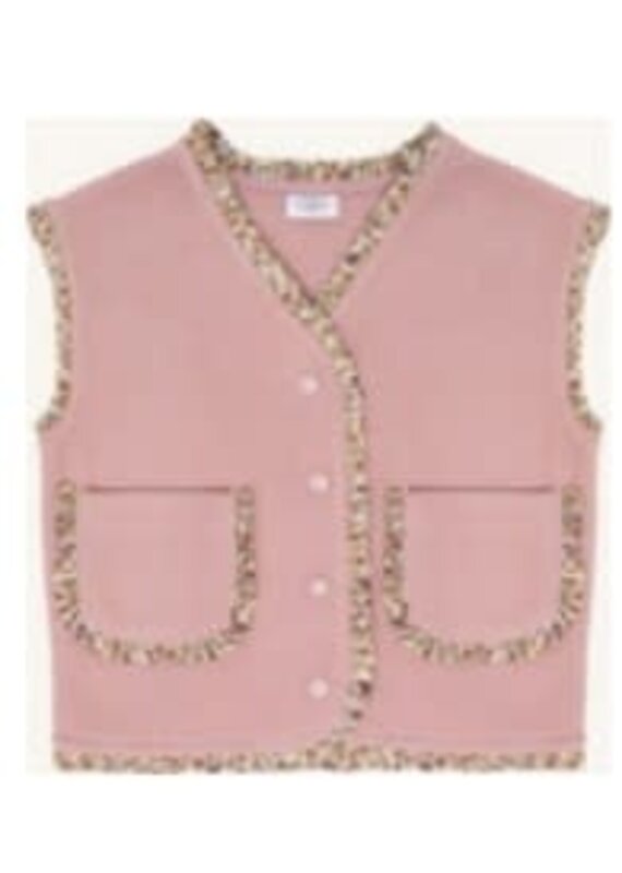 Hust and Claire Hust & Claire: Fleece Vest - Ella roze