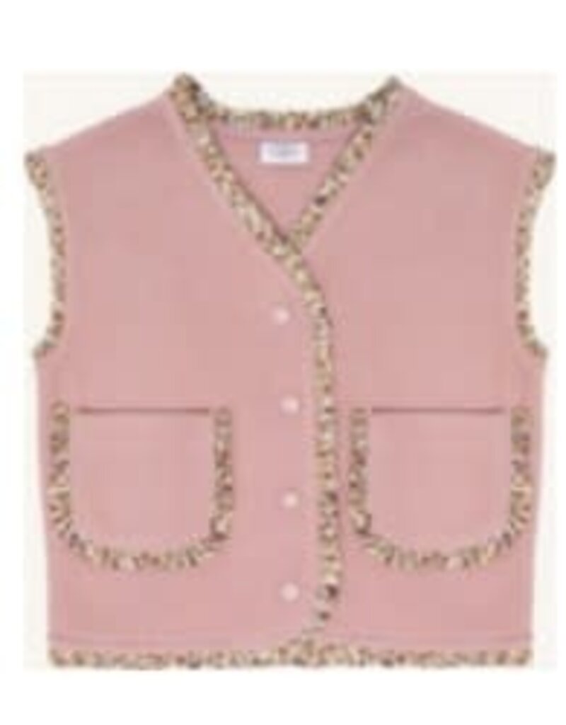 Hust and Claire Hust & Claire: Fleece Vest - Ella roze