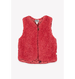 Bonton Bonton-Gilet Sherpa-Rose