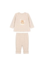 Patachou Patachou-Beige set met beertje
