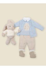 Patachou Patachou-beige broek met knoopjes