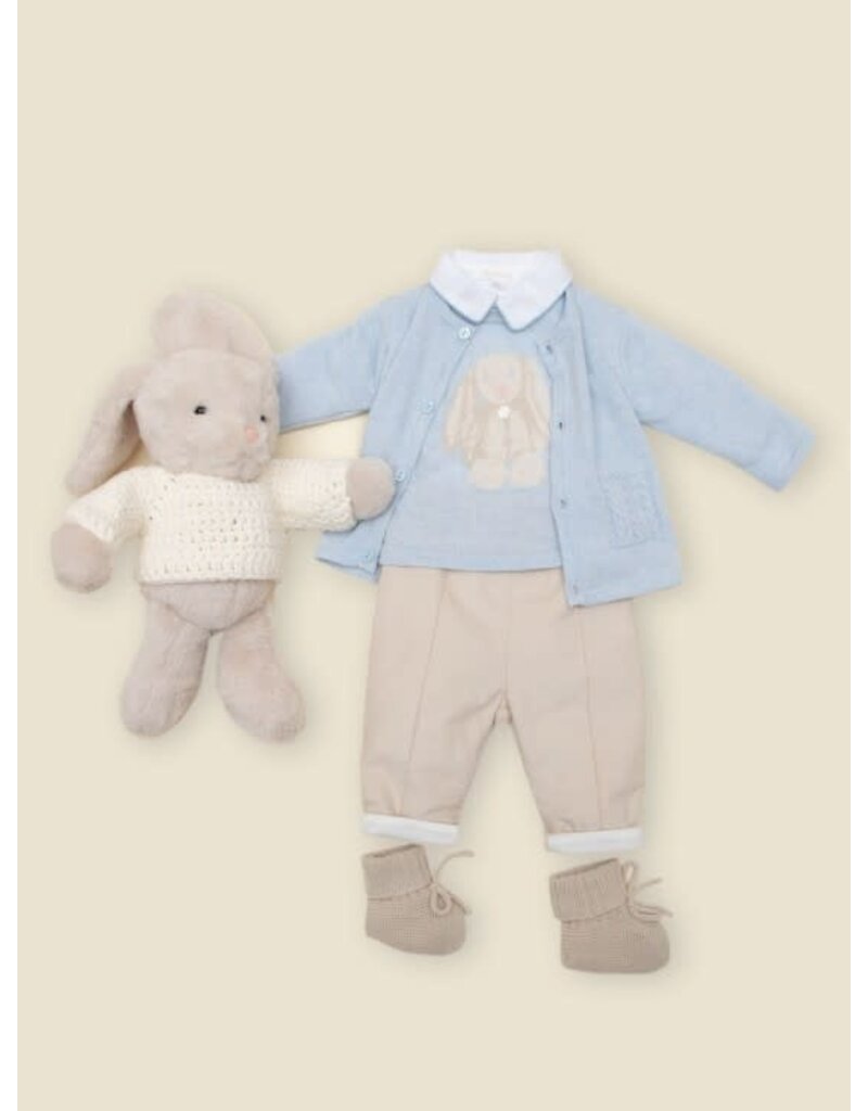 Patachou Patachou-beige broek met knoopjes