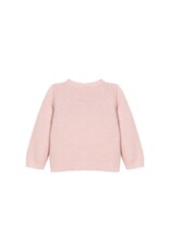 Patachou Patachou-roze vestje met hertjes-knoopjes