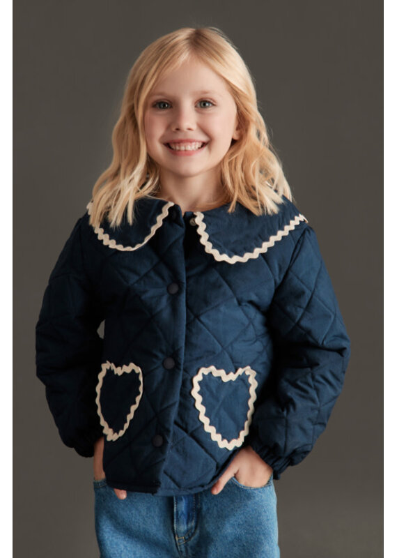 Mipounet Mipounet - Jas Clotilde -  Blauw