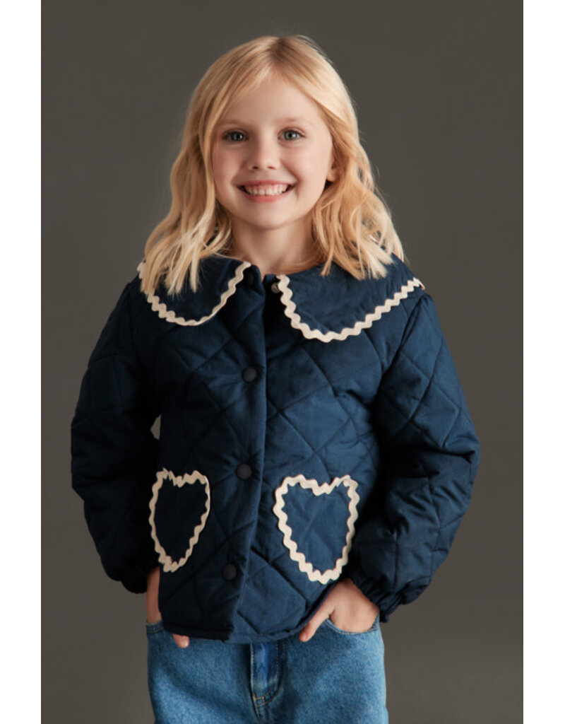 Mipounet Mipounet - Jas Clotilde -  Blauw