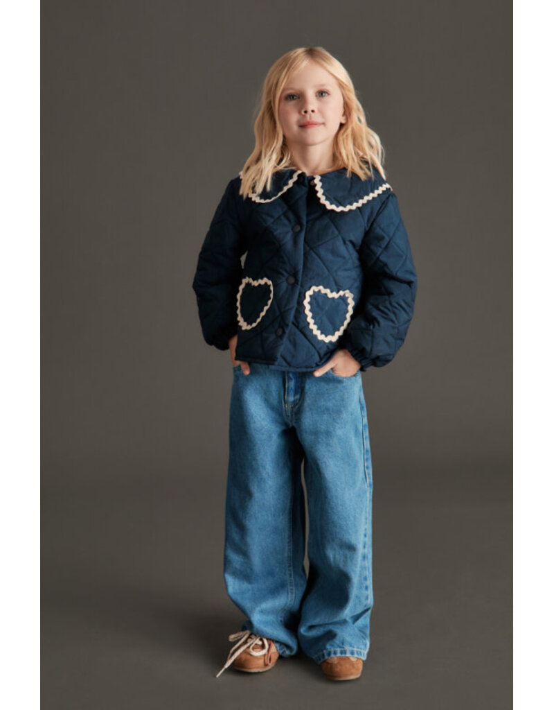 Mipounet Mipounet - Jas Clotilde -  Blauw