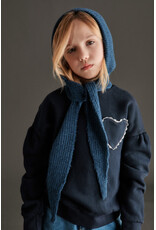 Mipounet Mipounet - Clotilde fleece sweater - blauw