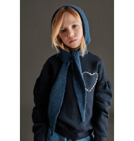 Mipounet Mipounet - Clotilde fleece sweater - blauw