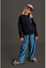 Mipounet Mipounet - Clotilde fleece sweater - blauw