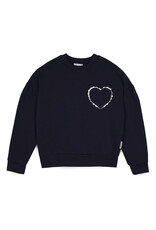 Mipounet Mipounet - Clotilde fleece sweater - blauw