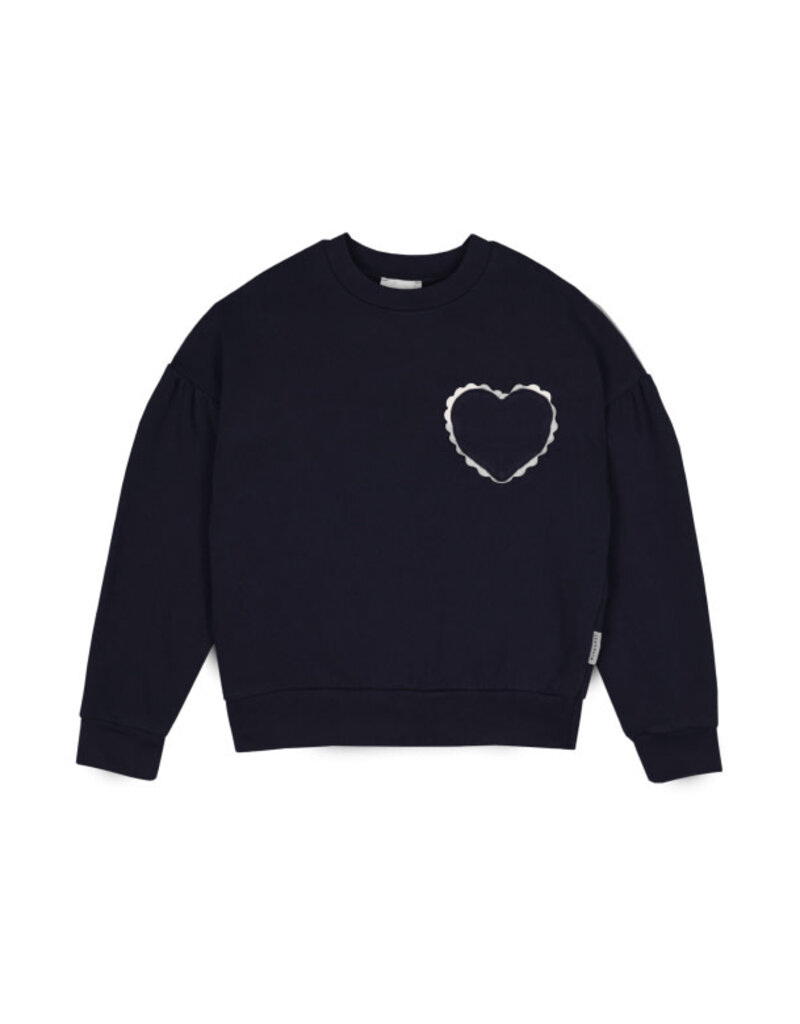 Mipounet Mipounet - Clotilde fleece sweater - blauw