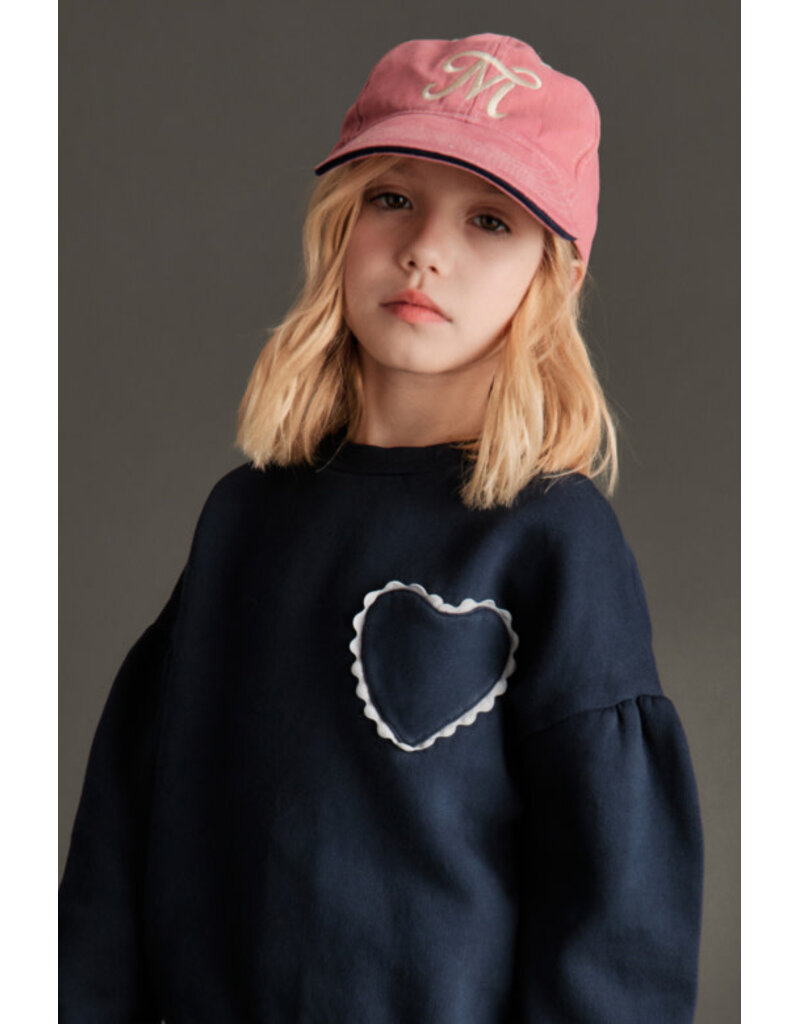 Mipounet Mipounet - Clotilde fleece sweater - blauw