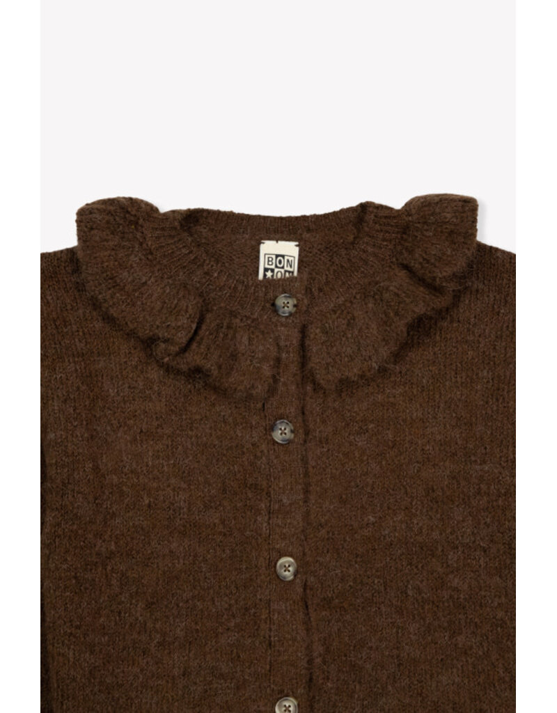 Bonton Bonton - Cardigan Paloma - Bruin