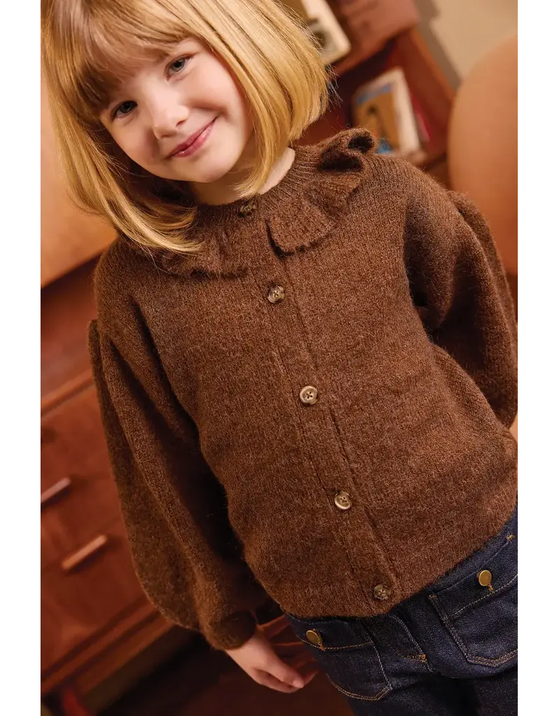 Bonton Bonton - Cardigan Paloma - Bruin