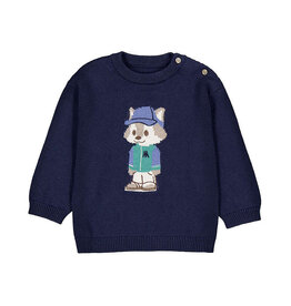 mayoral Mayoral - Trui - Intarsia blauw