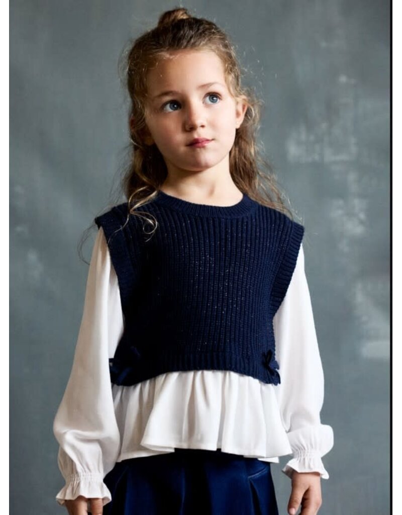 mayoral Mayoral -  Trui Elza - glinsters blauw