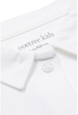 Poetree Kids Poetree -2-Delige baby set wit shirt met denim blue broekje