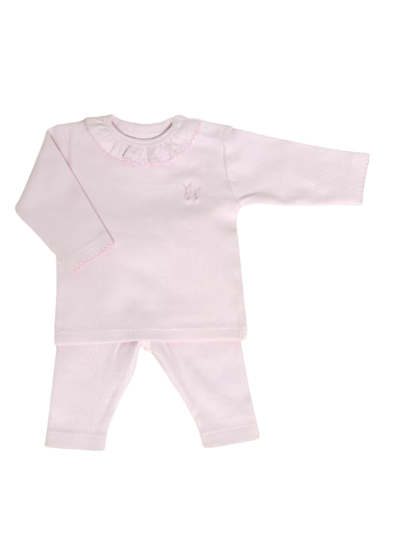 Poetree Kids Poetree-Lilly baby-set rib Pink