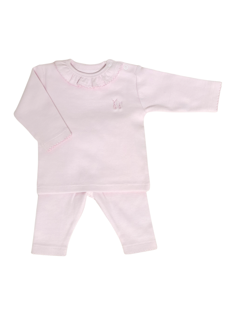 Poetree Kids Poetree-Lilly baby-set rib Pink
