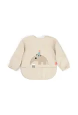 Done by Deer Done by deer-Sleeved pocket bib - Celebration-Sand