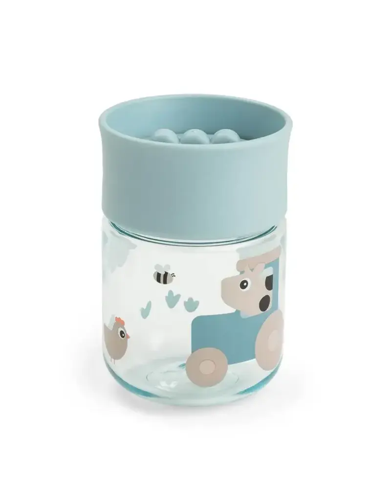 Done by Deer Done by deer-Learning cup 360° - Tiny farm-Blue