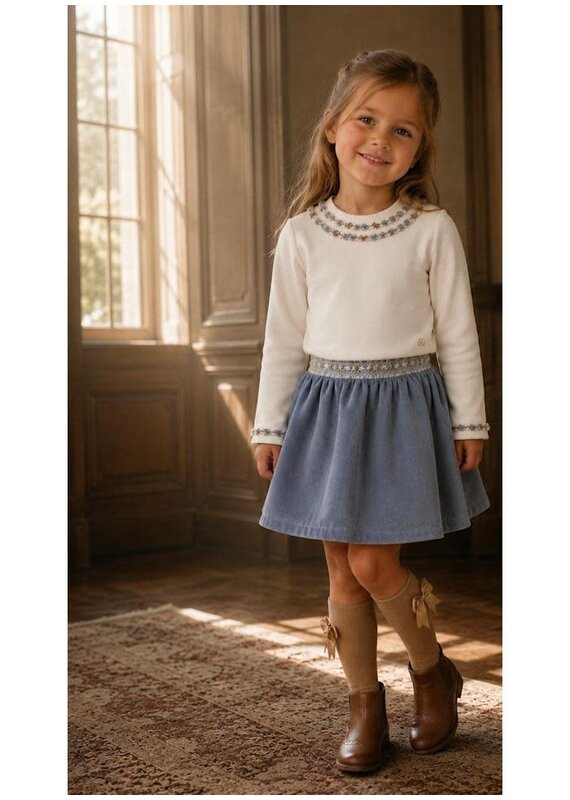 Natini Natini - Rok Ruby - blauw