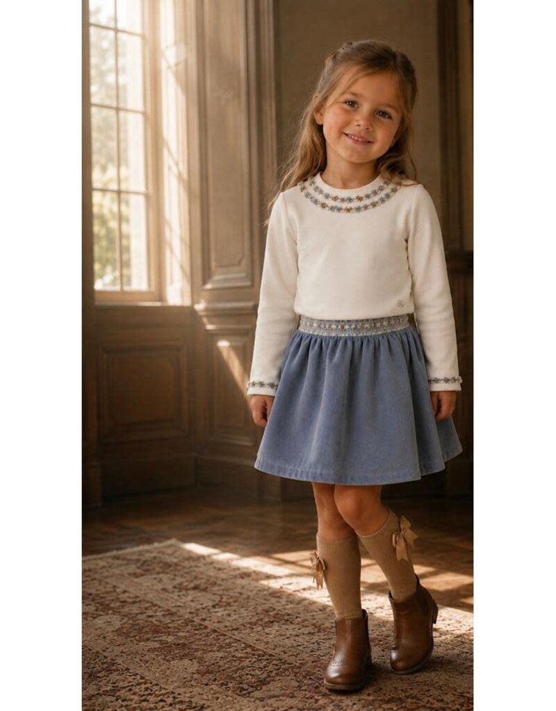 Natini Natini - Rok Ruby - blauw