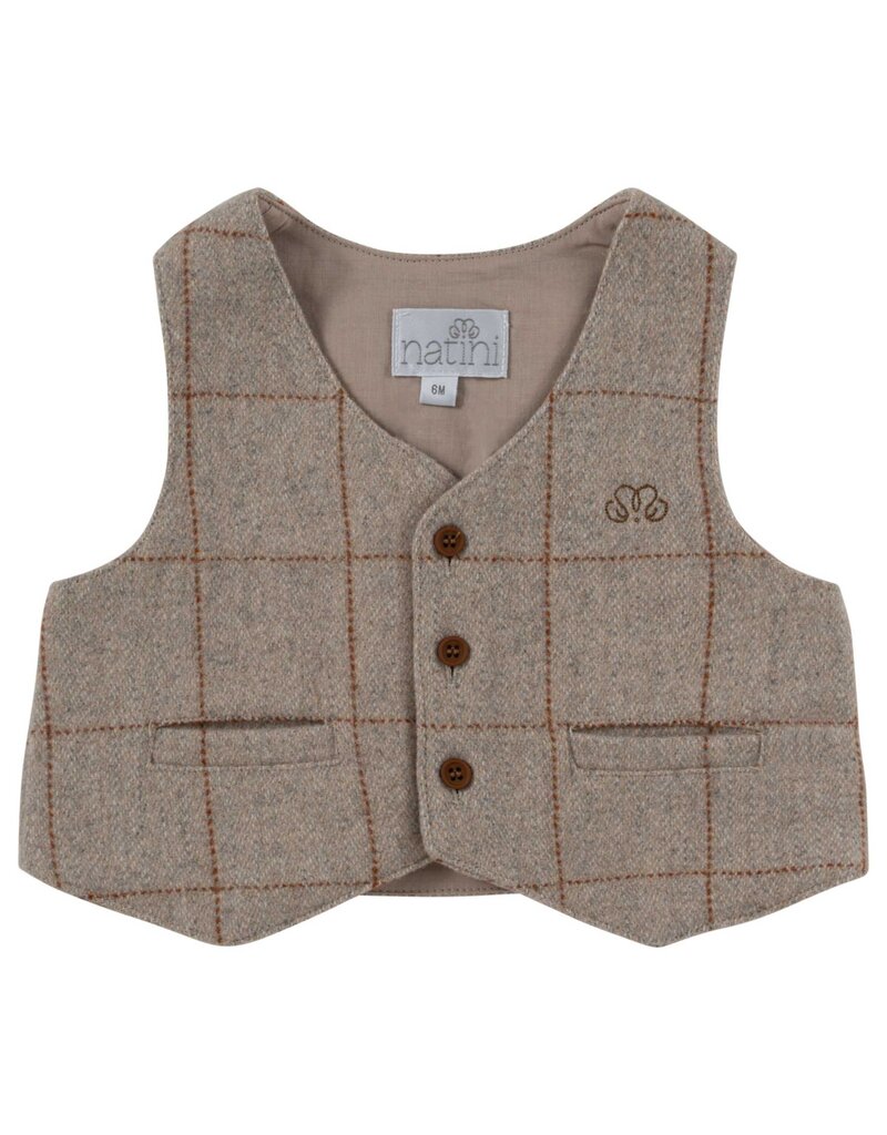 Natini Natini - Gilet Cas - beige