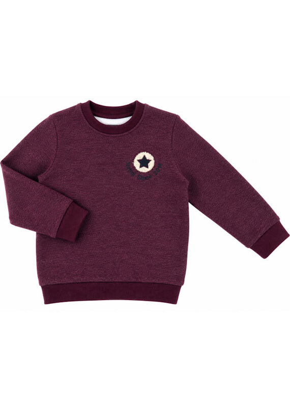 Natini Natini - Sweater star - Bordeaux