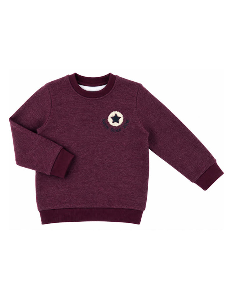 Natini Natini - Sweater star - Bordeaux