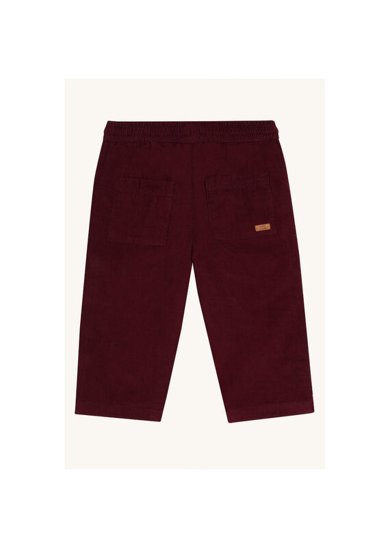Hust and Claire Hust & Claire: Broek Corduroy - Red chocolate