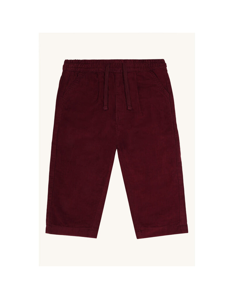Hust and Claire Hust & Claire: Broek Corduroy - Red chocolate