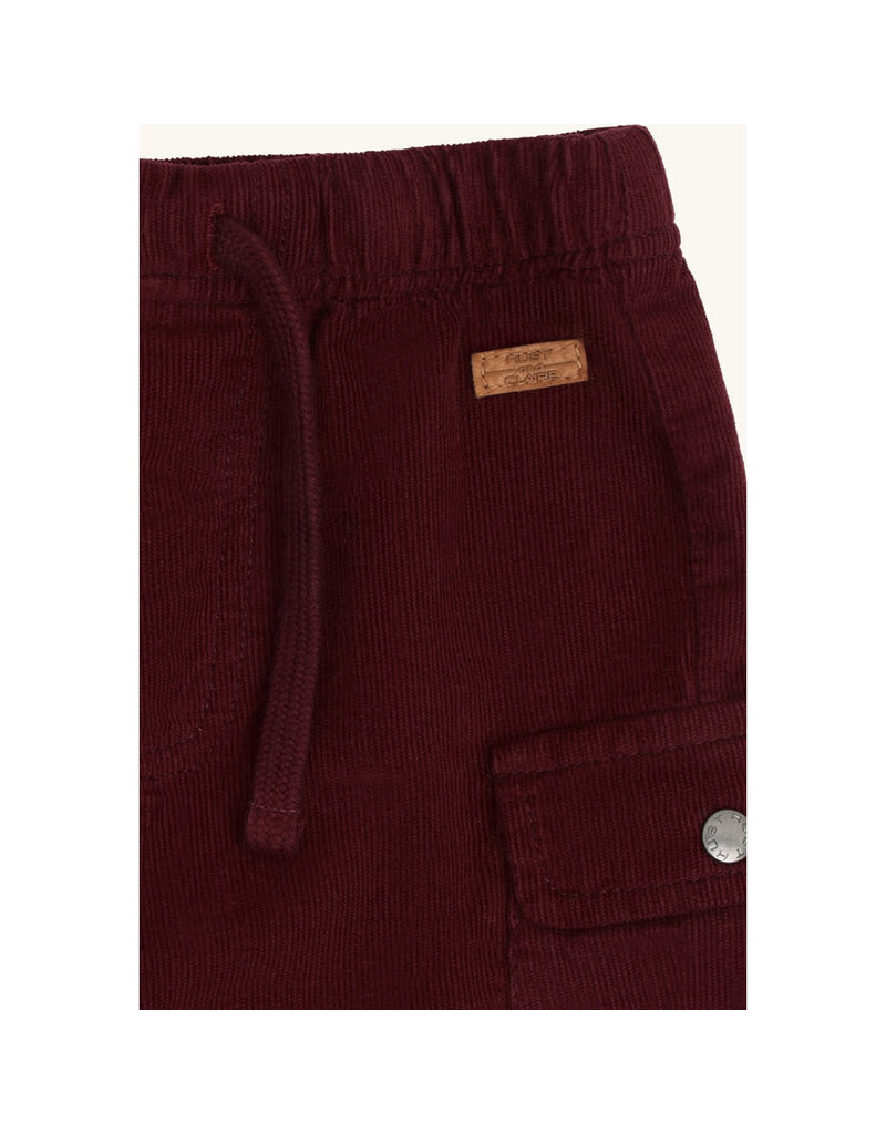 Hust and Claire Hust & Claire: Broek Corduroy - Bordeaux