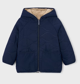 mayoral Mayoral- omkeerbare jas-sheep-blauw/beige