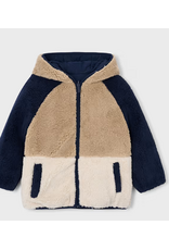 mayoral Mayoral- omkeerbare jas-sheep-blauw/beige