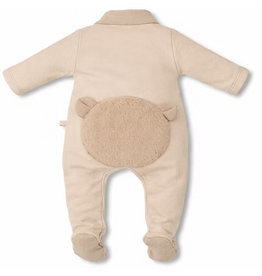 First First-kruippakje Beer eco-bont/beige