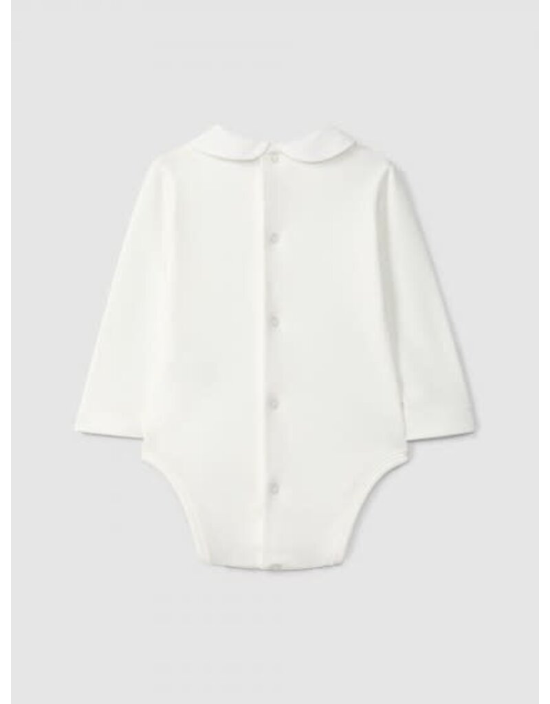 Laranjinha Laranjinha - Body Peter Pan kraag - Off white