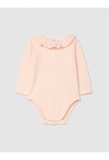 Laranjinha Laranjinha - Body ruffle kraag - roze