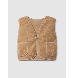 Laranjinha Laranjinha - Teddy vest - Camel