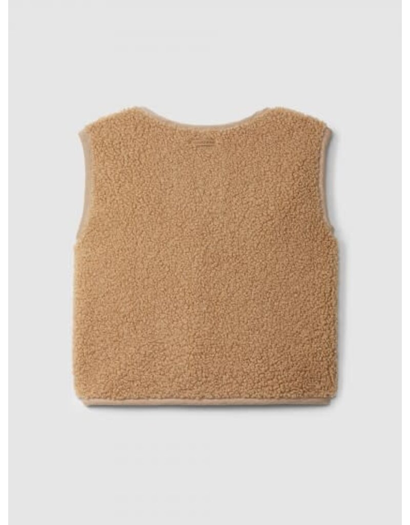 Laranjinha Laranjinha - Teddy vest - Camel